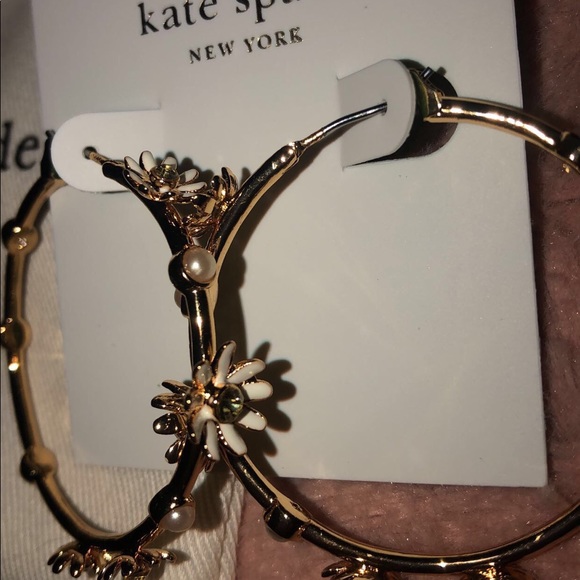 Kate spade daisy hoops - Picture 3 of 3